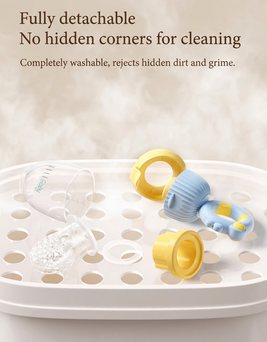 FreshBite™ Baby Fruit Feeder – Silicone Food Pacifier & First Tastes Trainer