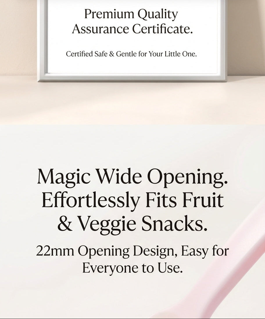 FreshBite™ Baby Fruit Feeder – Silicone Food Pacifier & First Tastes Trainer