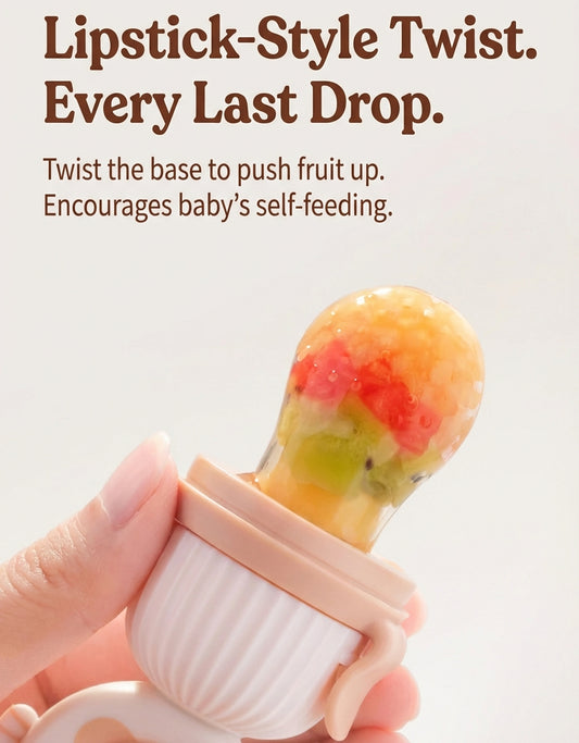 FreshBite™ Baby Fruit Feeder – Silicone Food Pacifier & First Tastes Trainer