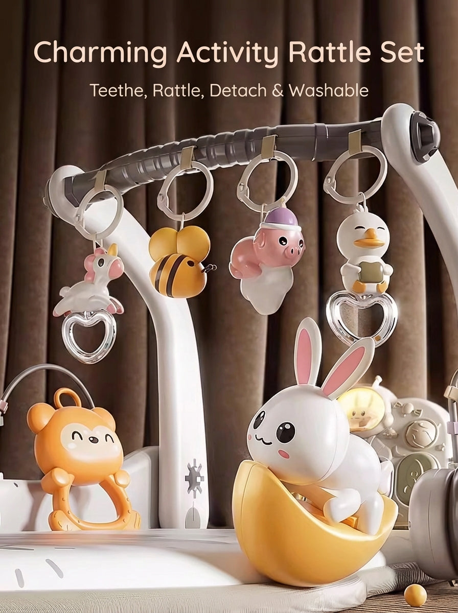 Serene Steps™ 4-in-1 Baby Activity Gym & Walker (Kick-Play Piano Edition)