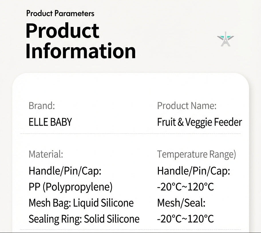 FreshBite™ Baby Fruit Feeder – Silicone Food Pacifier & First Tastes Trainer