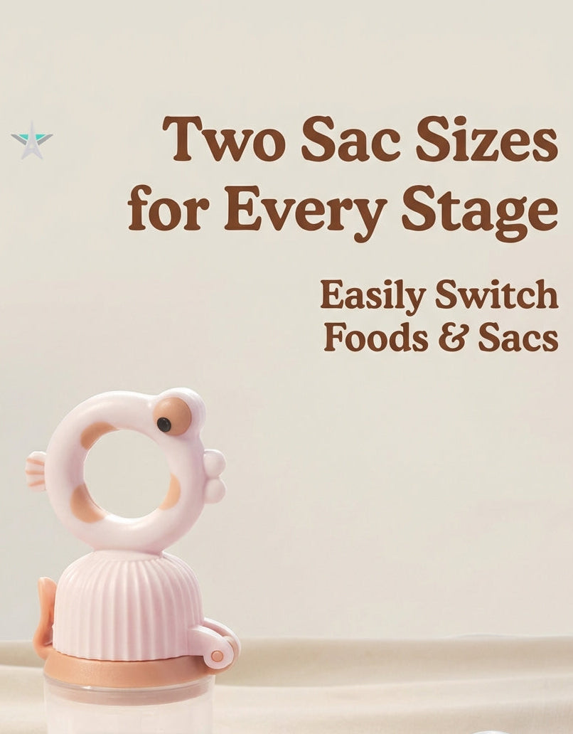 FreshBite™ Baby Fruit Feeder – Silicone Food Pacifier & First Tastes Trainer