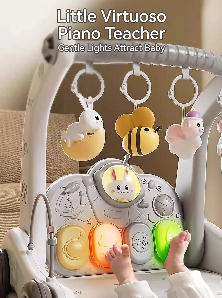 Serene Steps™ 4-in-1 Baby Activity Gym & Walker (Kick-Play Piano Edition)