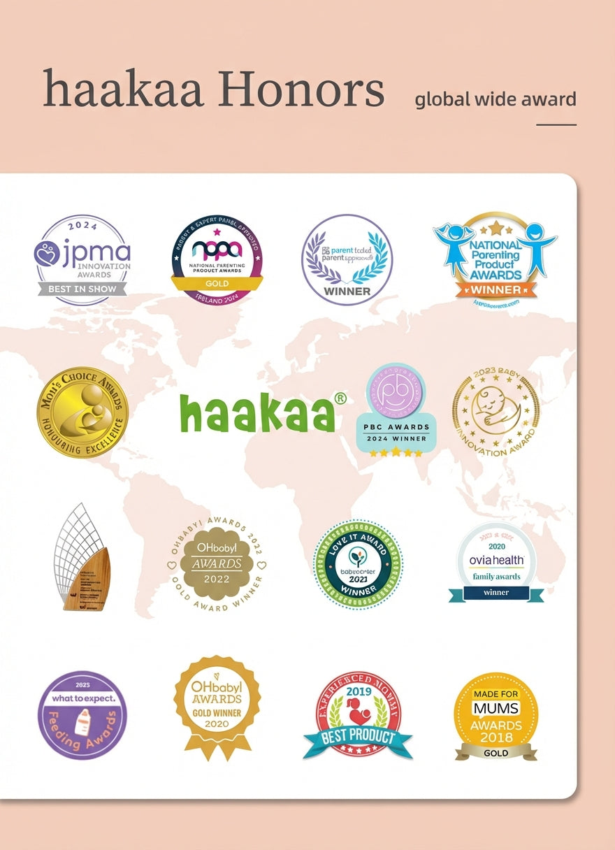 Haakaa™ Silicone Baby Finger Toothbrush – Dual-Sided Gum & Tongue Cleaner (Food-Grade)