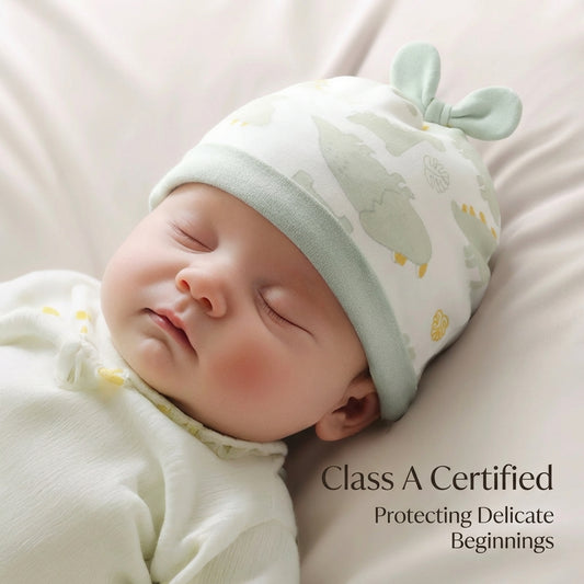 Newborn Baby Gift Set Organic Cotton Clothing Set with Hat Mittens and Gift Box