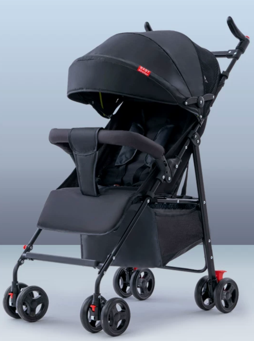 Premium Compact Stroller – Ultra-Light Reclining Travel Stroller (Newborn to 4 Years)
