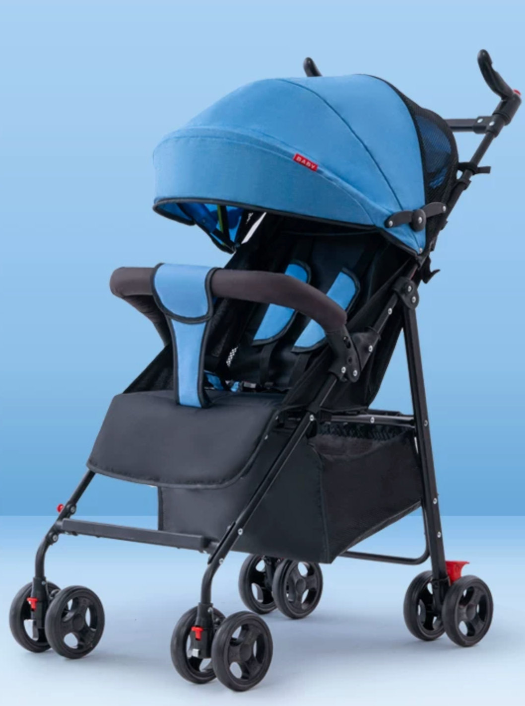 Premium Compact Stroller – Ultra-Light Reclining Travel Stroller (Newborn to 4 Years)