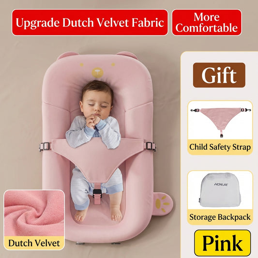 DreamRide™ Baby Car Travel Bed – Portable Backseat Sleeper & Comfort Nest for Safe Long Journeys