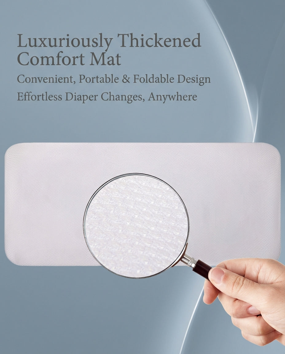 Reibbie French Newborn Baby Welcome Gift Box – Luxury Convertible Diaper Backpack & Portable Crib Set