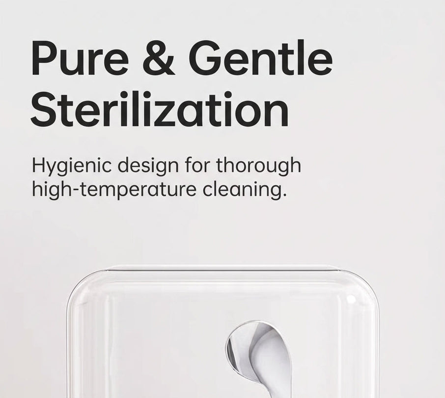 Taoqibaby™ Ergonomic Baby Spoon & Fork Set – 316L Stainless Steel Self-Feeding Training Utensils