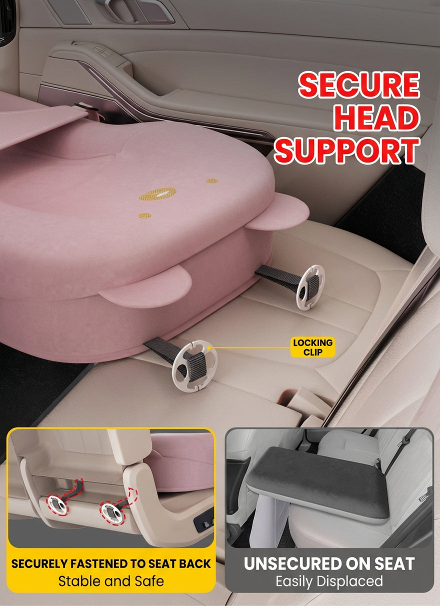 DreamRide™ Baby Car Travel Bed – Portable Backseat Sleeper & Comfort Nest for Safe Long Journeys