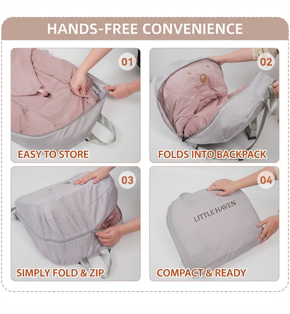 DreamRide™ Baby Car Travel Bed – Portable Backseat Sleeper & Comfort Nest for Safe Long Journeys